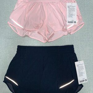 Lot of 2 Lululemon NWT Hotty Hot Lined Short 2.5" Size 8